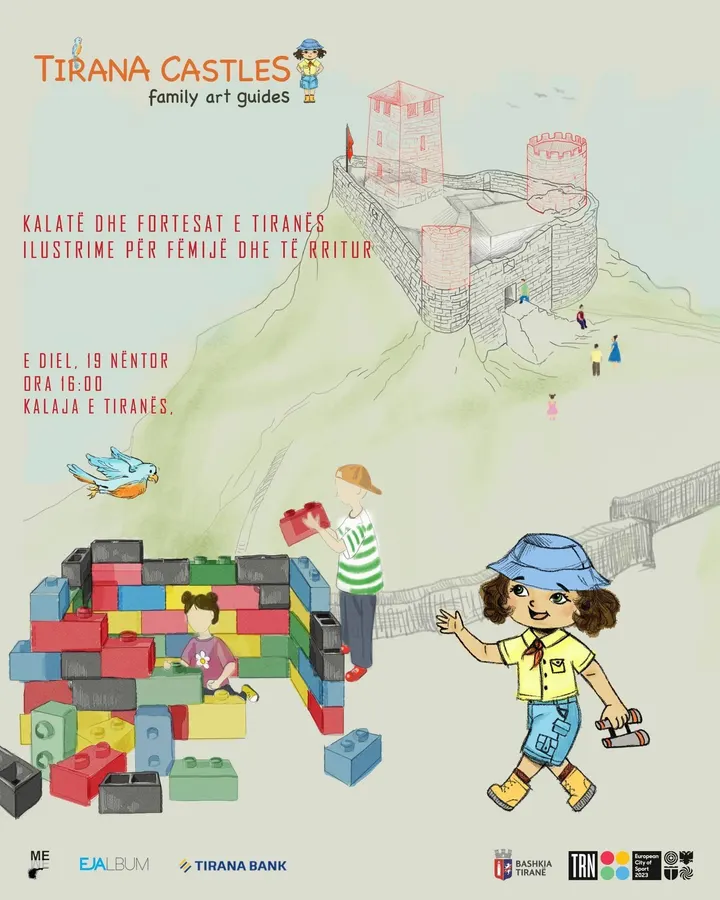 Family Art Guides prezanton “Tirana Castles” në zemër të qytetit