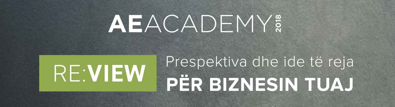 AE ACADEMY 2018 – Announcement